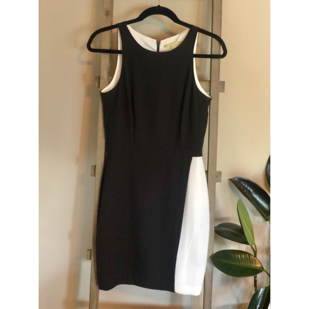Gianni Bini color block cocktail dress